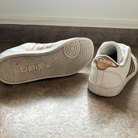 Adidas Grand Court - White/Rose Gold SIZE 5.5 - Picture 11 of 12